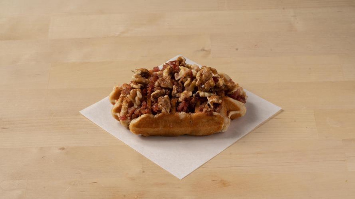 Order The Belgium Bacon Waffle food online from Bowled store, Schenectady on bringmethat.com