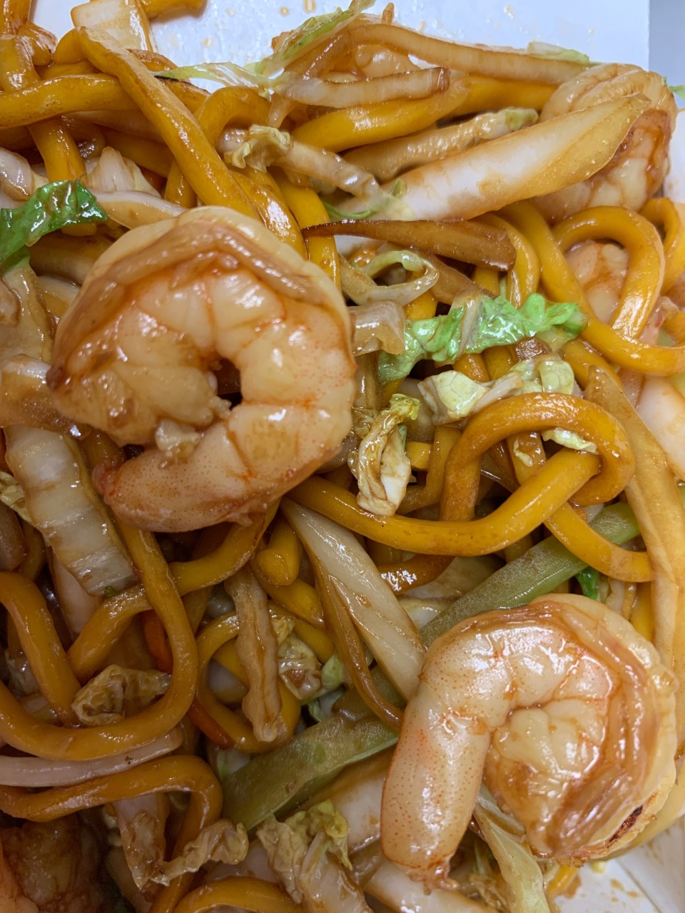 Order Shrimp Lo Mein food online from Great Wall Kitchen store, Linden on bringmethat.com