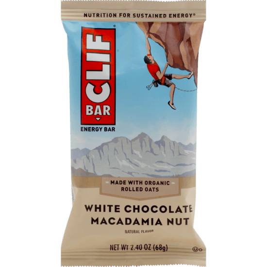 Order Clif Bar White Chocolate Macadamia Nut 2.4oz food online from Casey's General Store store, Bethalto on bringmethat.com
