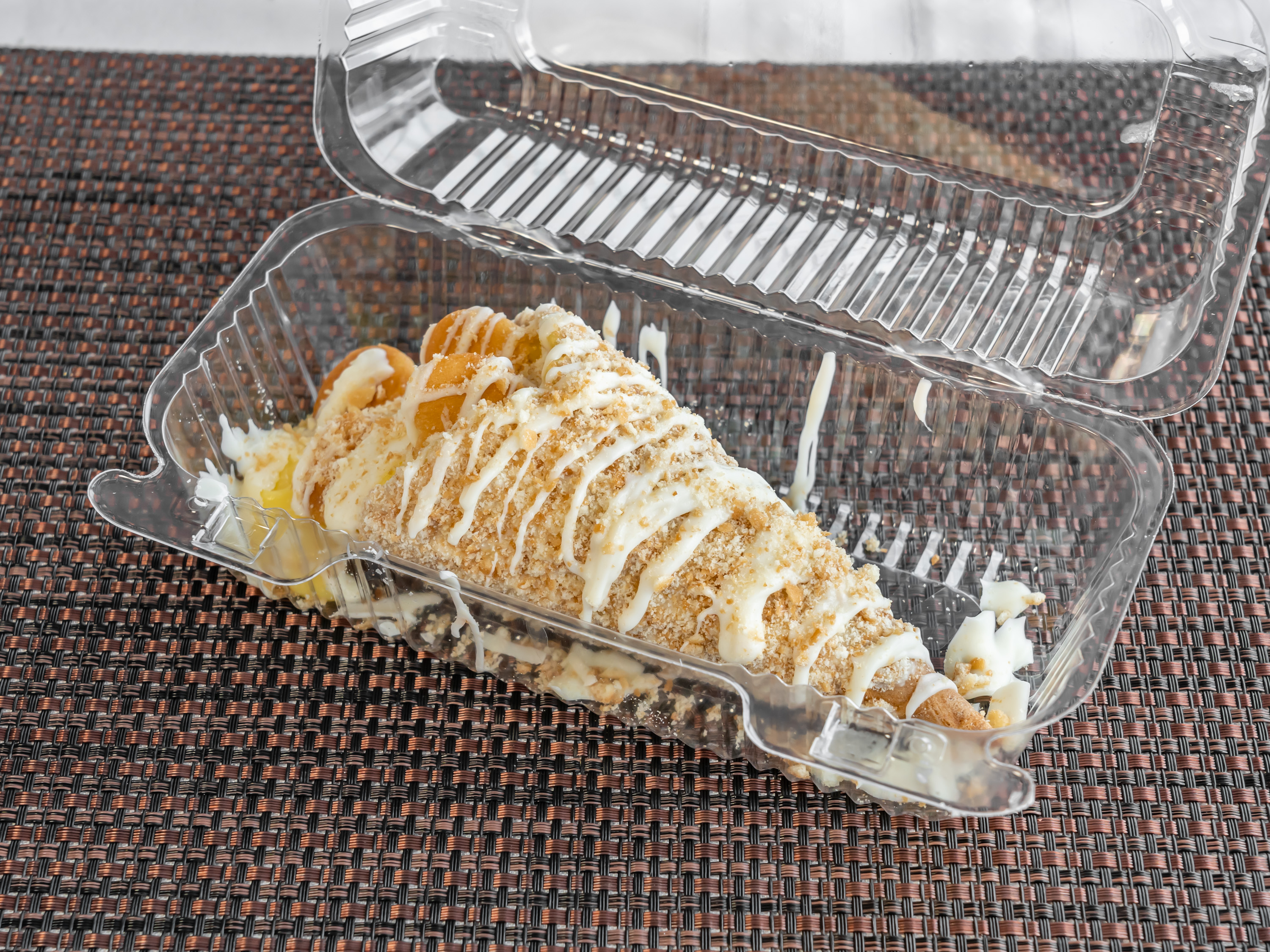 Order Banana Pudding Stuffed Cone food online from Sweetalicious Sweets store, Madison Heights on bringmethat.com