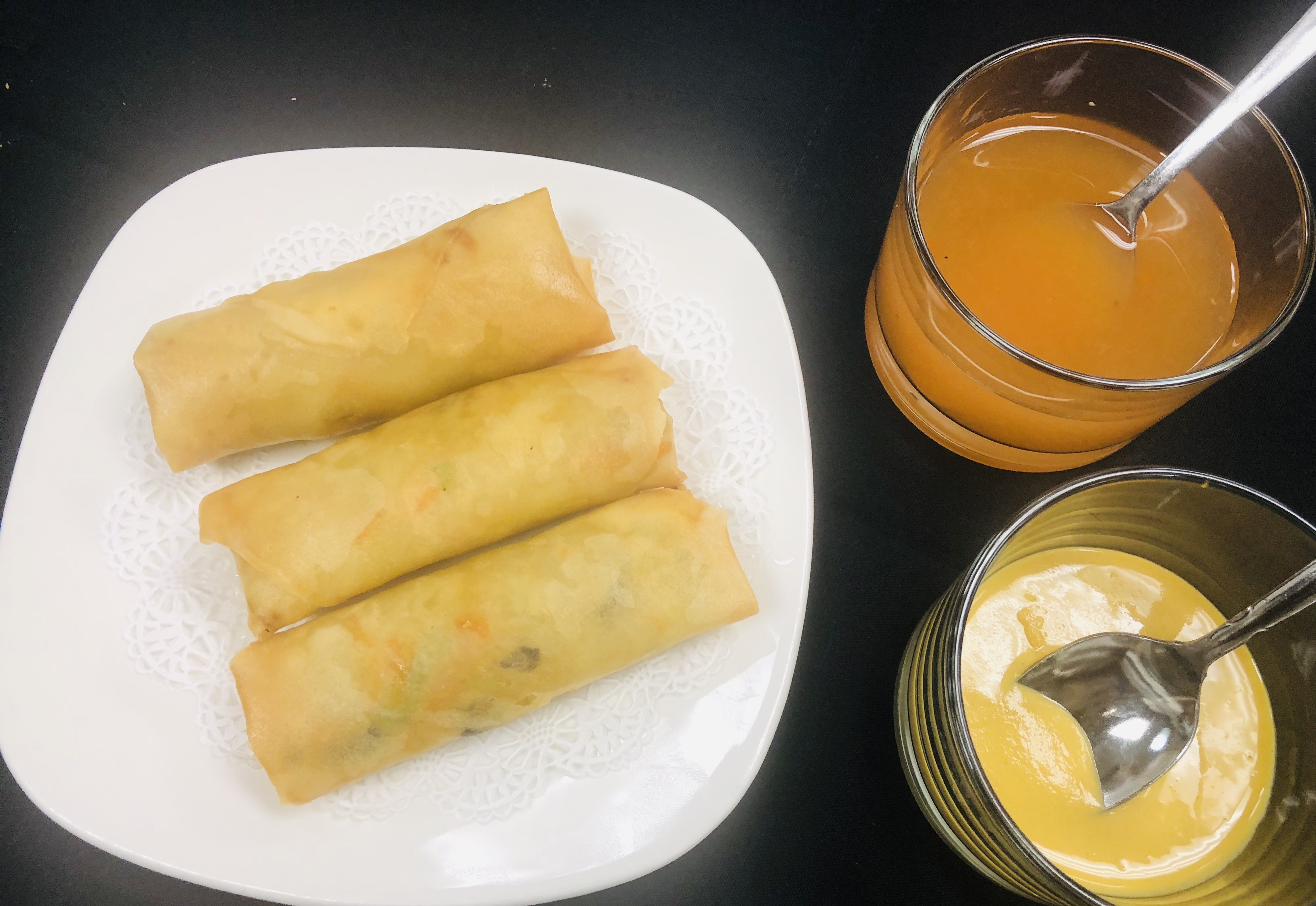 Order 2 Pieces Spring Rolls food online from Feng Shui Kitchen store, Waltham on bringmethat.com