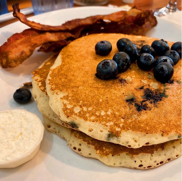 Order Blueberry Pancakes food online from Chips Family Restaurant store, Southington on bringmethat.com