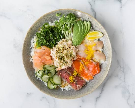 Order Rainbow Sushi | Sashimi + Crab food online from Pacific Catch store, Campbell on bringmethat.com
