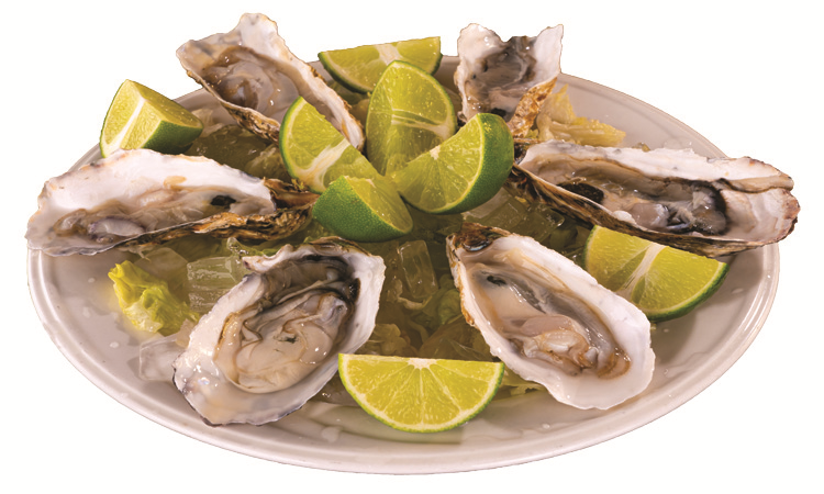 Order 51. Ostiones en su Concha (1 Dozen) food online from Malta Mexican Seafood store, Lake Forest on bringmethat.com
