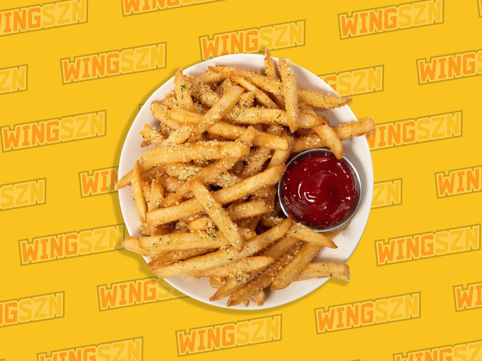 Order Garlic Parm Fries food online from Wing Szn store, Mesa on bringmethat.com