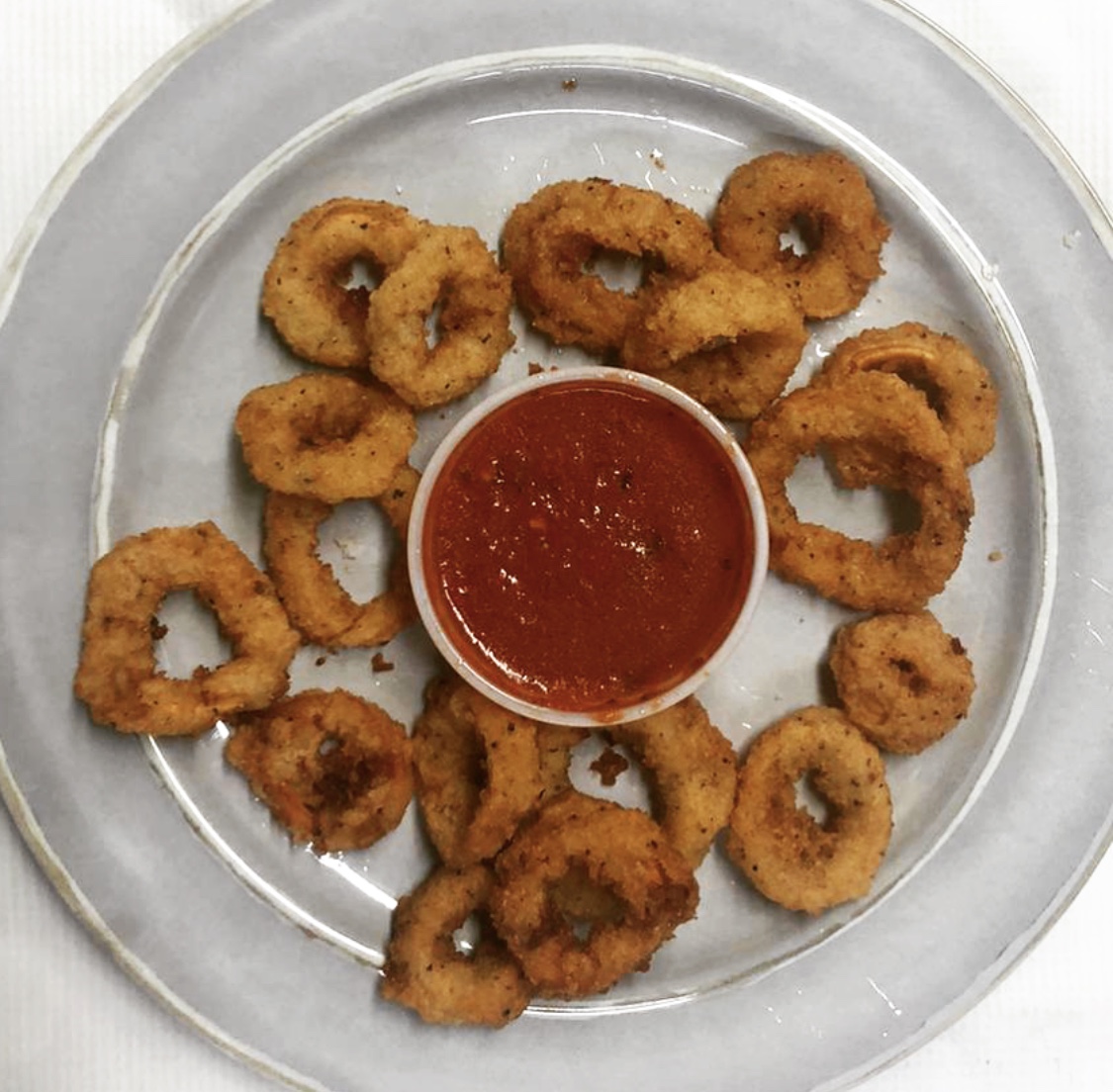 Order Fried Calamari food online from Guido's Pizza and Pasta store, Northridge on bringmethat.com