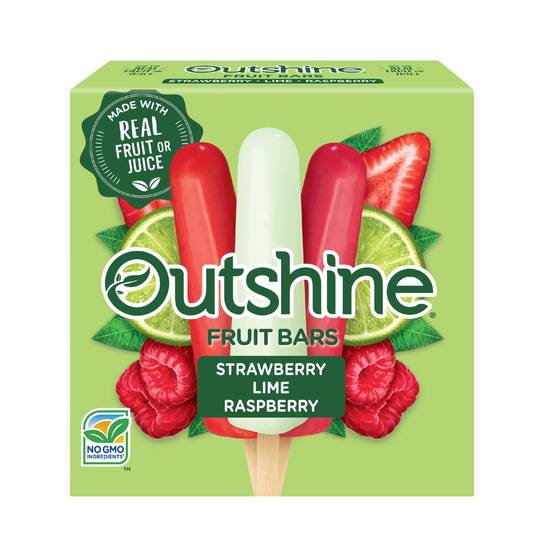 Order Outshine Strawberry, Lime, and Raspberry Frozen Fruit Bars Variety Pack, 12 Count food online from Cvs store, Killeen on bringmethat.com