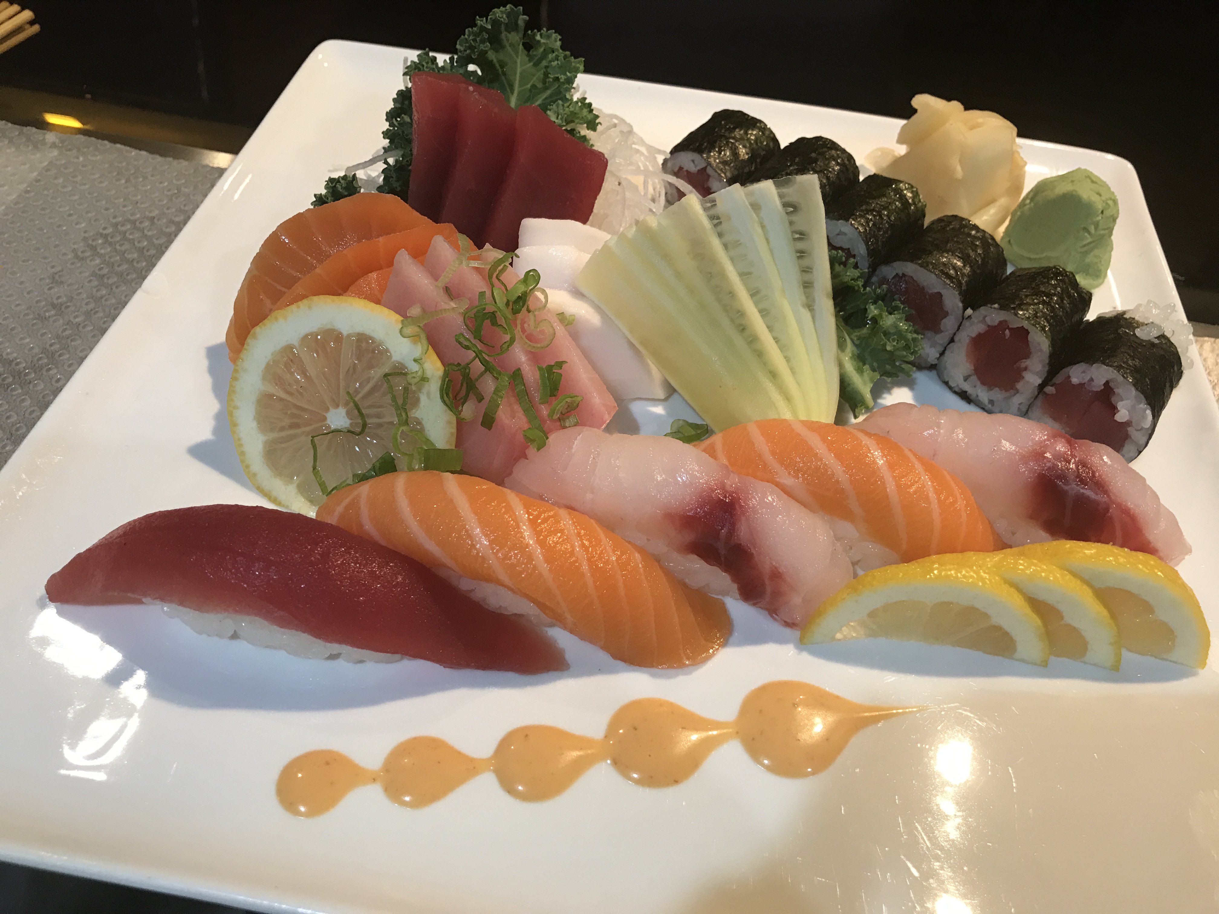 Order Sushi Sashimi Combo food online from Mandarin Palace store, Philadelphia on bringmethat.com