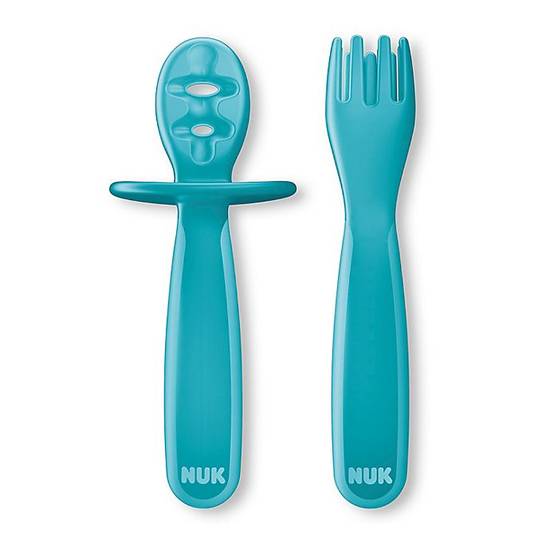 Order NUK 6+ Months 2 Pack Pretensil Dipper Spoon and Fork food online from Bed Bath & Beyond store, Lancaster on bringmethat.com