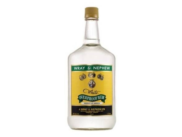 Order Wray & Nephew White Overproof Rum - 1.75L Bottle food online from Josh Wines & Liquors Inc store, New York on bringmethat.com