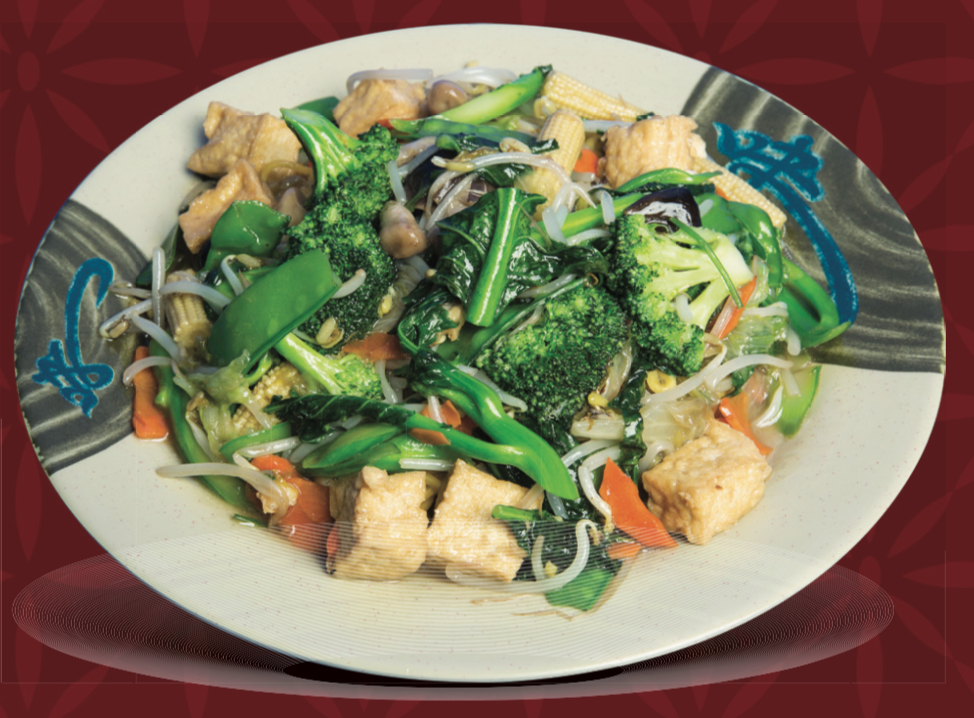 Order 51. Mixed Vegetable Chow Mein food online from Kim Chuy Restaurant store, Los Angeles on bringmethat.com