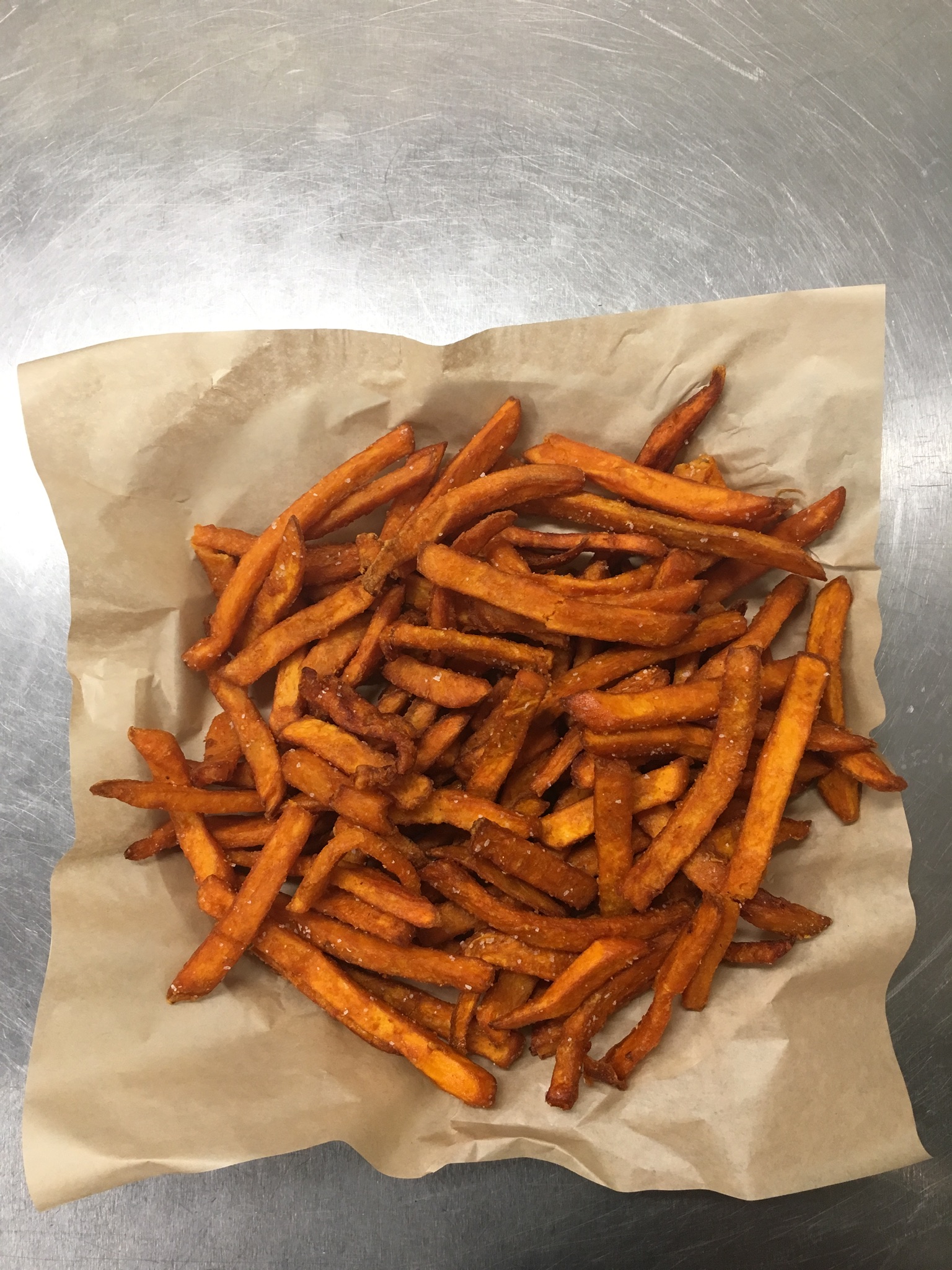 Order Sweet Potato Fries food online from All Star Burger store, Bee Cave on bringmethat.com