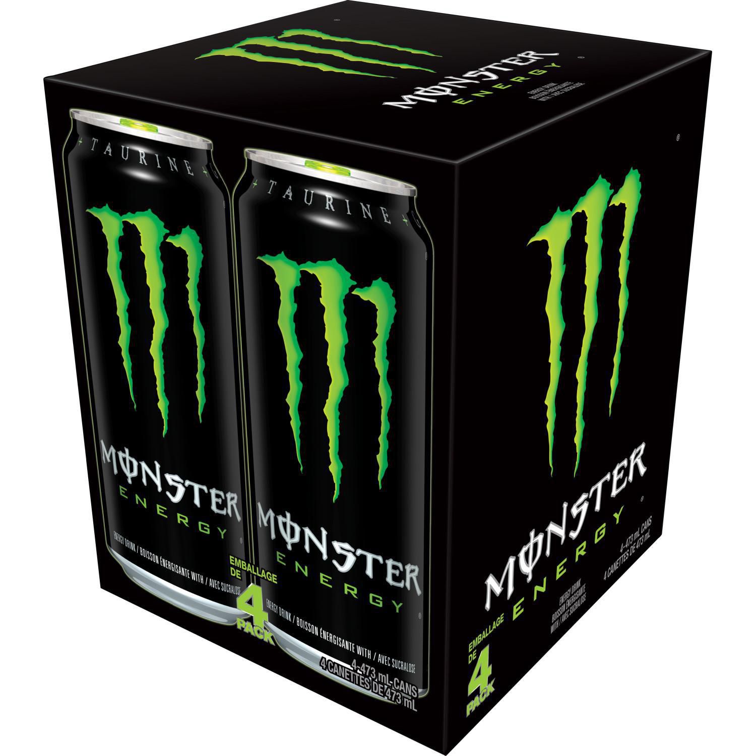 Order Monster Green 16.9 oz. 4 Pack food online from Green Valley Grocery- #22 store, Pahrump on bringmethat.com