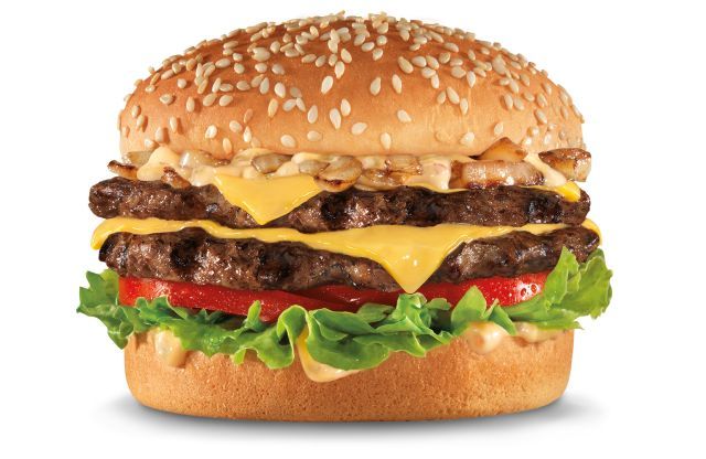 Order Double Beef Patties Burger food online from Sweet & Fresh store, Atlanta on bringmethat.com