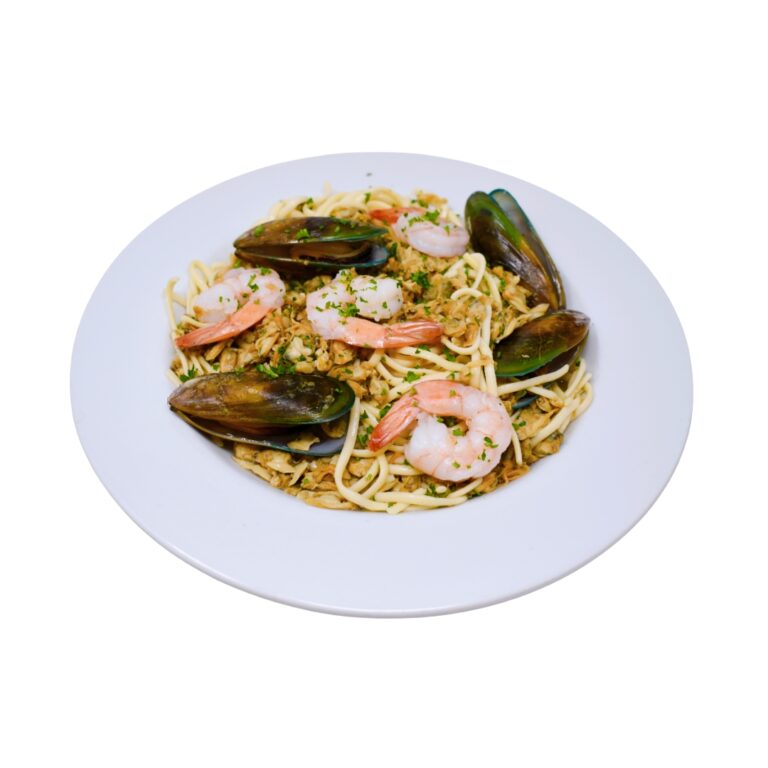 Order Seafood Linguini food online from Napoli Pizza store, Las Vegas on bringmethat.com