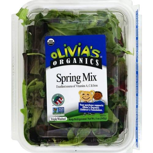 Order Olivia's · Spring Mix (5 oz) food online from Shaw's store, Windham on bringmethat.com