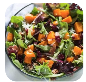Order Roasted Butternut Squash Salad food online from Branded Saloon Catering store, Brooklyn on bringmethat.com