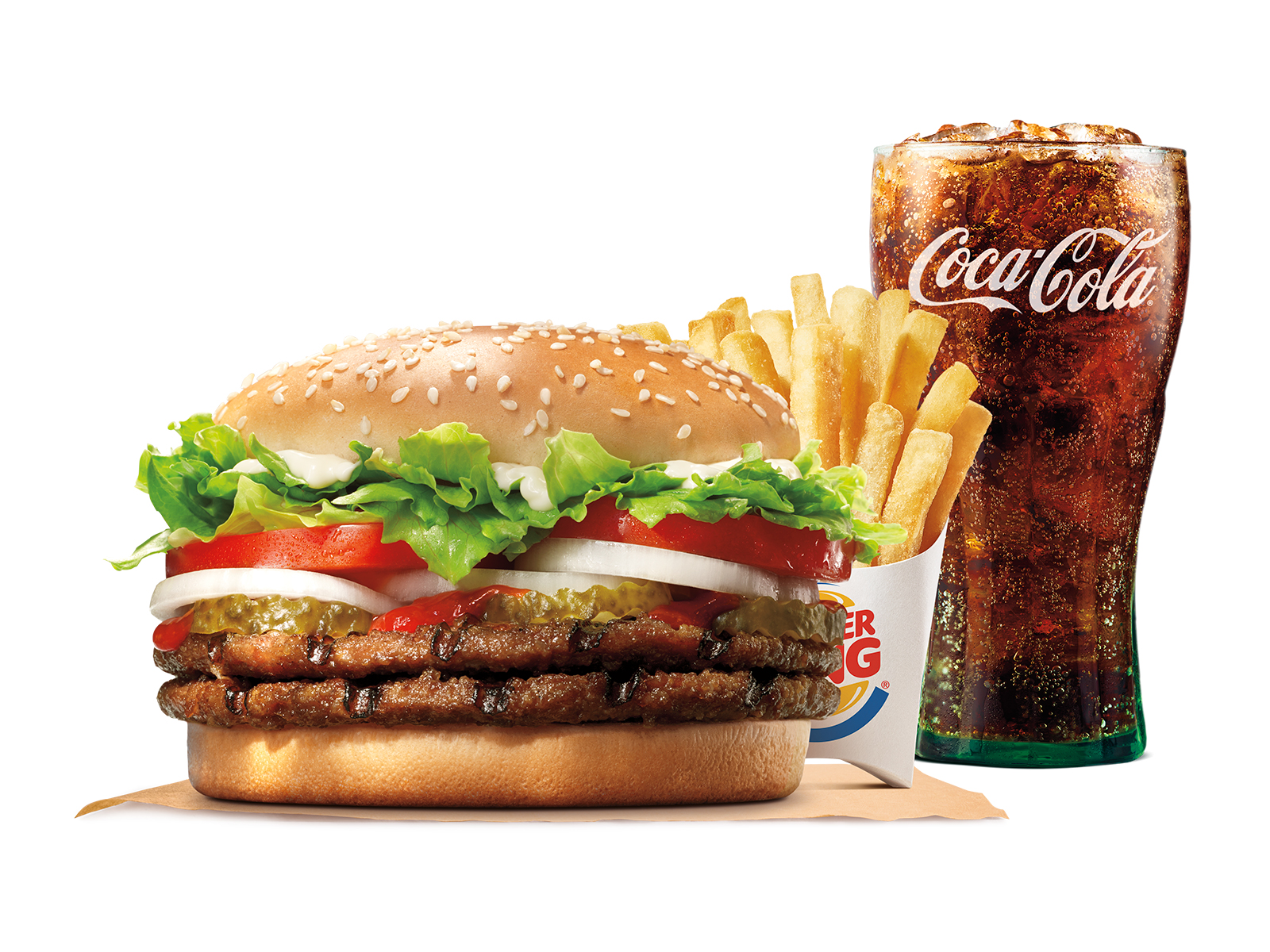 Order Double WHOPPER® Meal food online from Burger King store, Streamwood on bringmethat.com