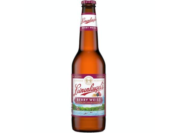 Order Leinenkugel's Berry Weiss Fruit Craft Beer - 6x 12oz Bottles food online from Kirby Food & Liquor store, Champaign on bringmethat.com