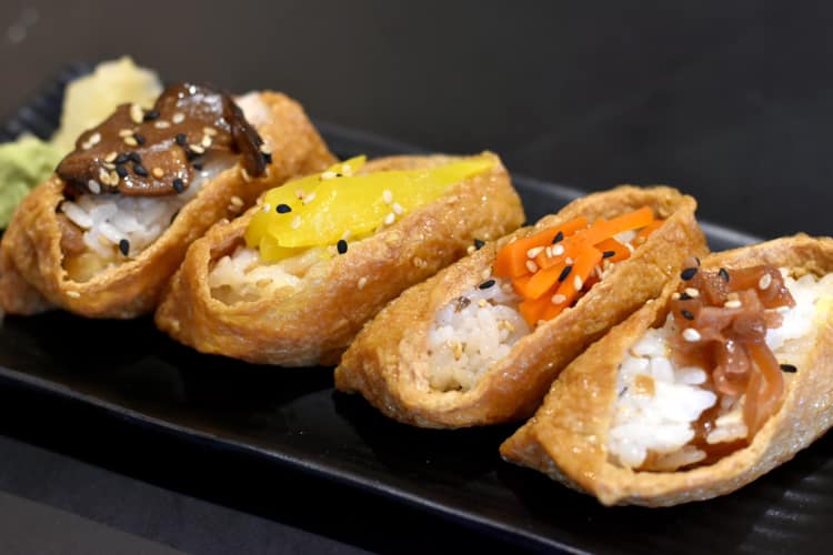 Order Inari Sushi (Pkg) food online from Tabo Sushi store, Chicago on bringmethat.com