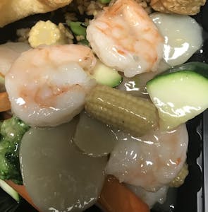 Order 83. Shrimp with Fresh Vegetables 蔬菜虾 food online from Moon Wok store, Lenexa on bringmethat.com