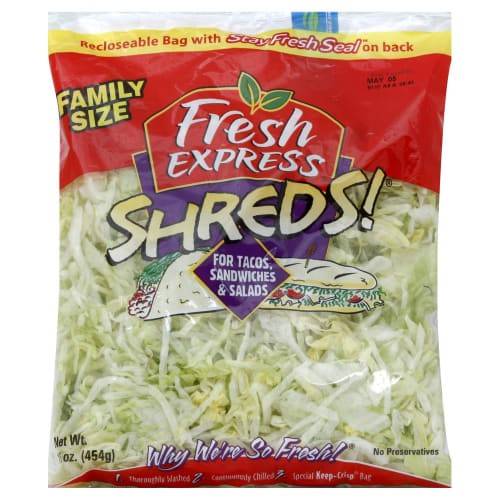 Order Fresh Express · Family Size Shredded Iceberg Lettuce (16 oz) food online from Randalls store, Galveston on bringmethat.com