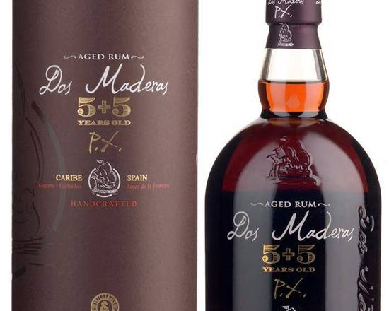 Order Dos Maderas, 5+5 Years Old PX Triple Aged Superior Reserve Rum · 750 mL food online from House Of Wine store, New Rochelle on bringmethat.com