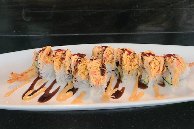 Order Fire Bomber Roll  (extremely spicy) food online from Pacific Rim Bistro store, Atlanta on bringmethat.com