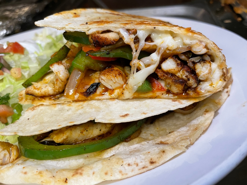 Order Fajita Quesadilla food online from Totopo Mexican Kitchen And Bar store, Pittsburgh on bringmethat.com