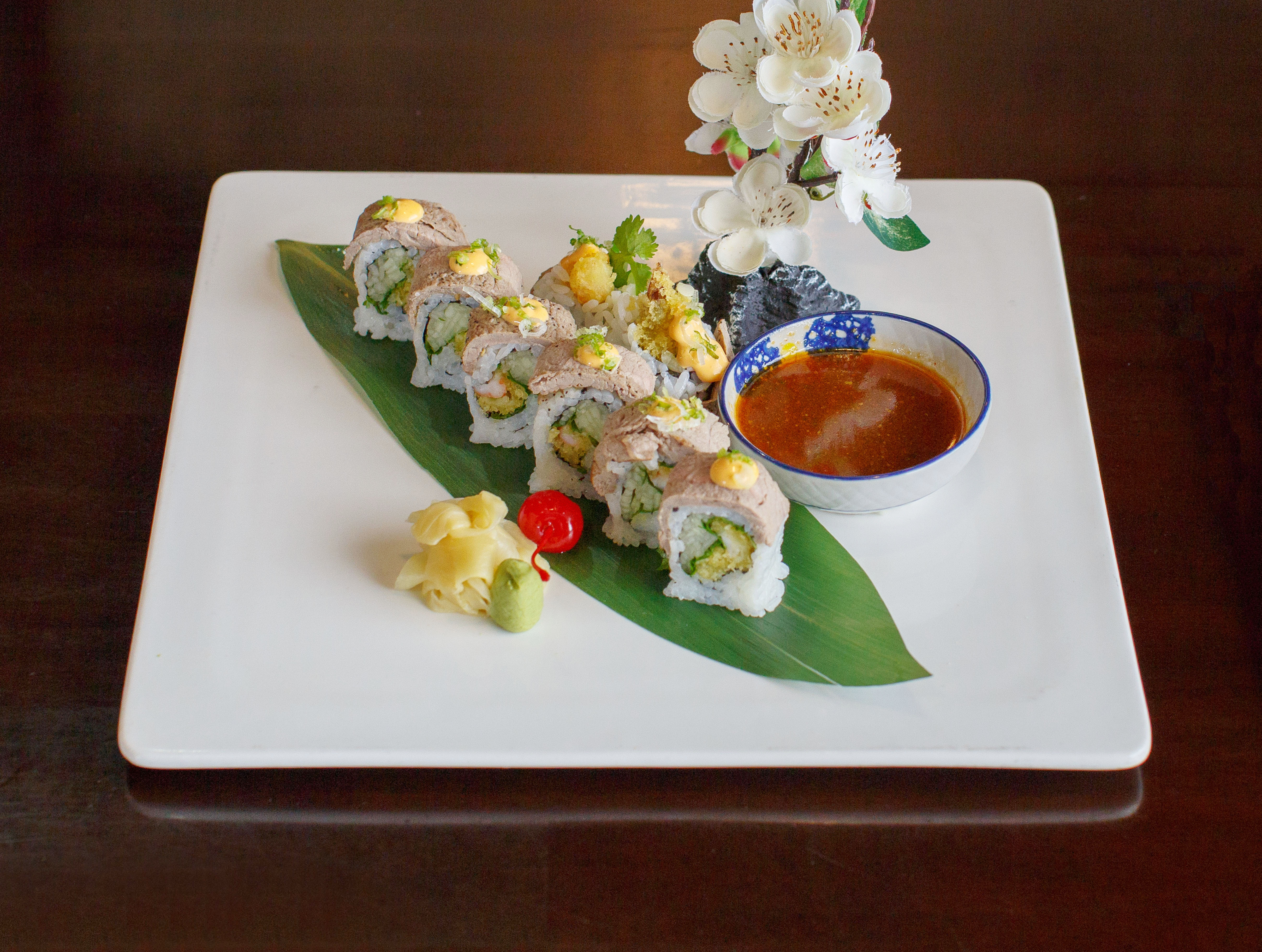 Order Surf And Turf Roll food online from Izumi Japanese Restaurant store, Youngstown on bringmethat.com