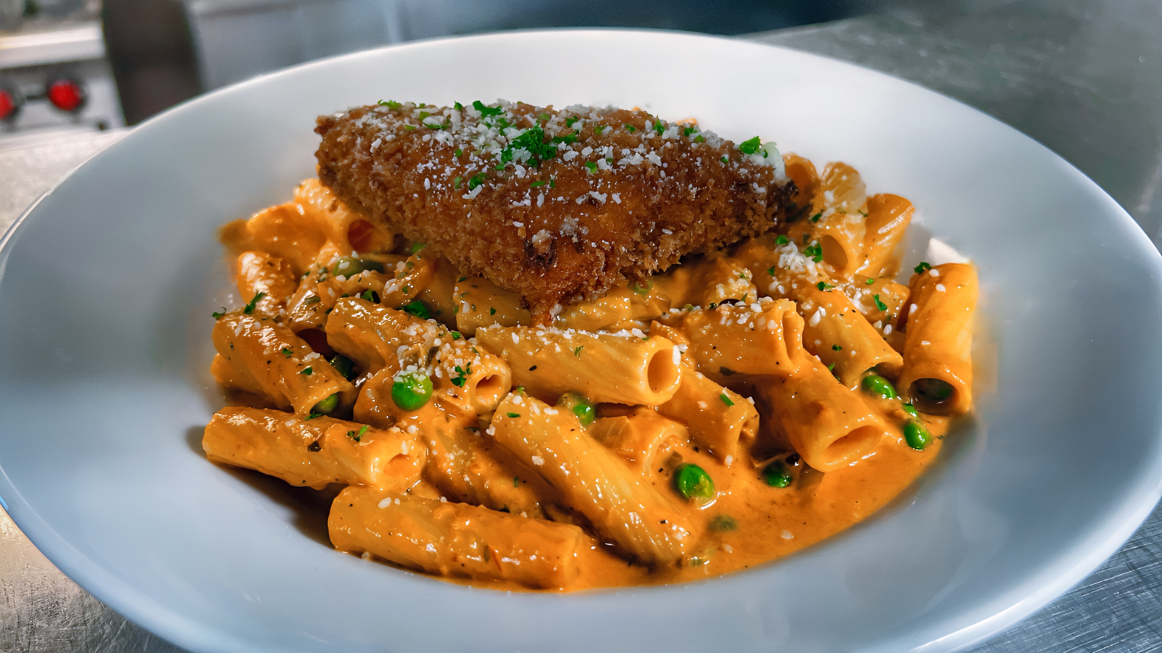 Order Rigatoni Fried Mozzarella food online from Amore store, Stamford on bringmethat.com