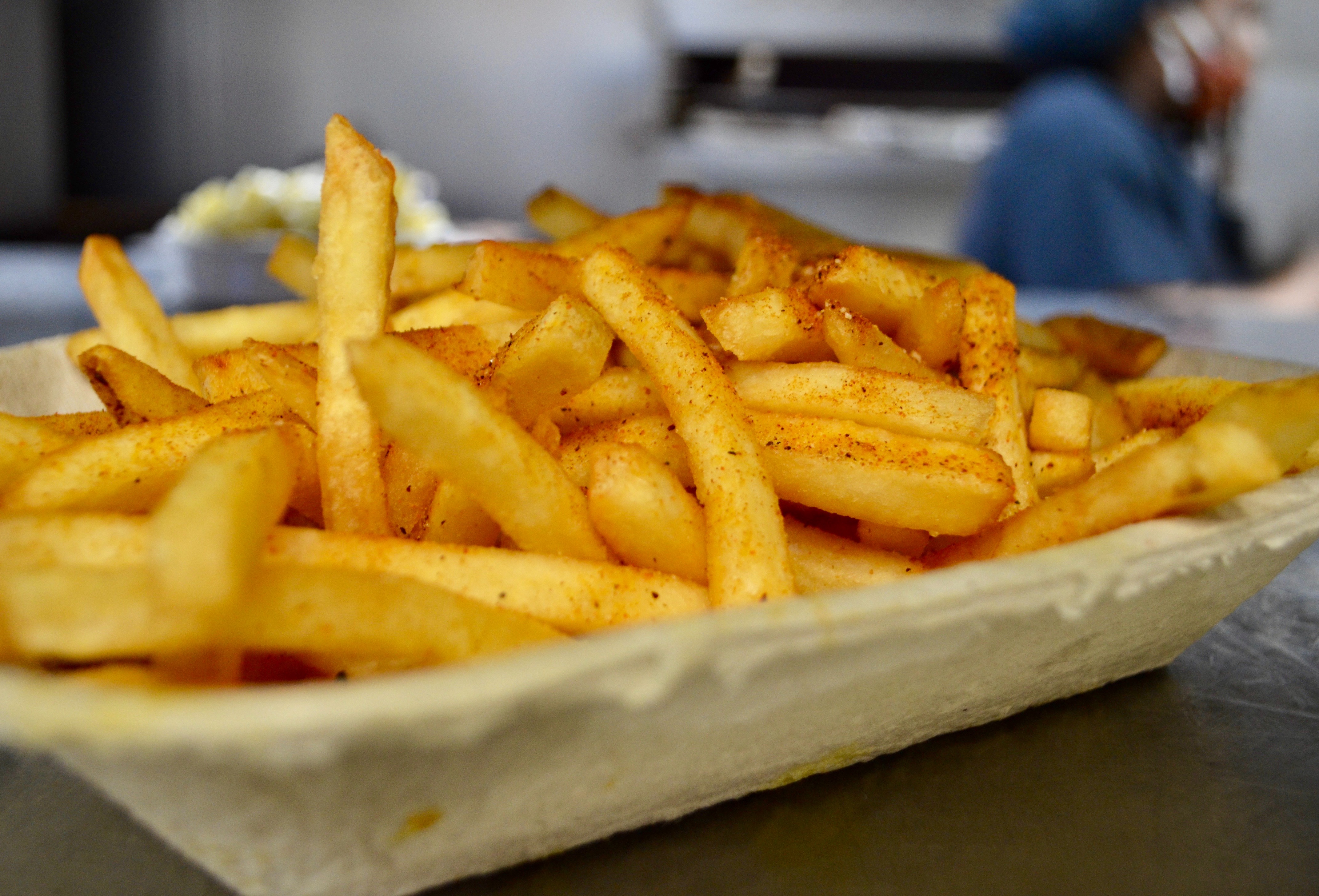 Order Hand Cut French Fries food online from Backyard Bistro store, Raleigh on bringmethat.com