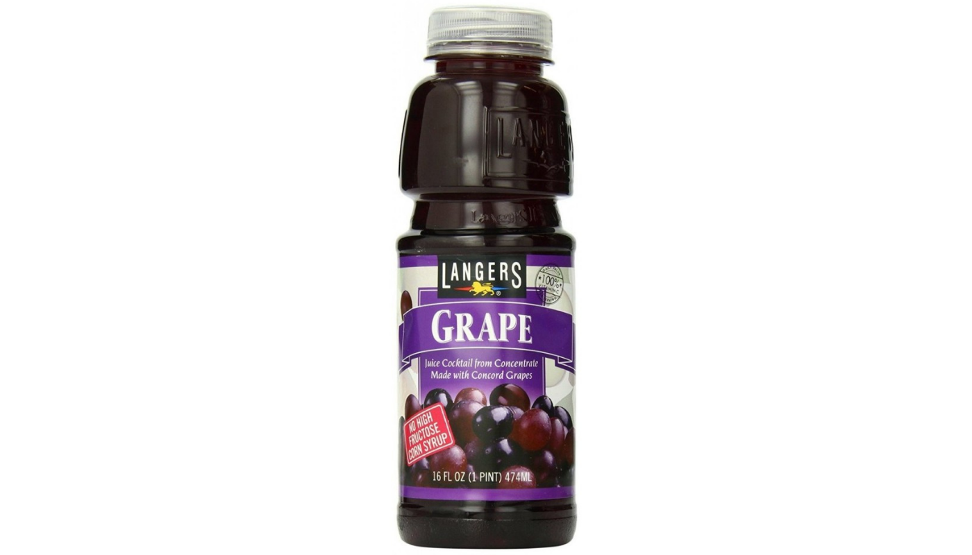 Order Langers Grape Juice 16oz Bottle food online from M & M Liquor & Jr Market store, Anaheim on bringmethat.com