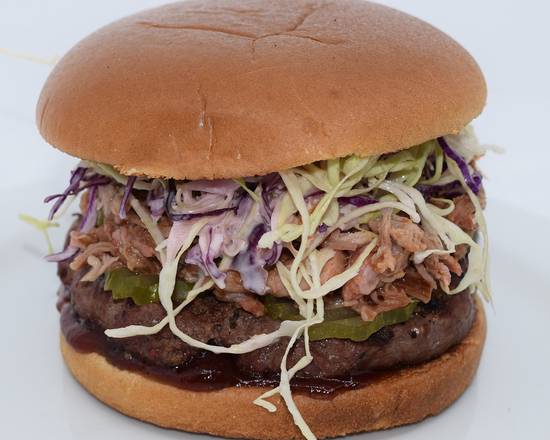 Order Pulled Pork Burger food online from Now That A Sandwich store, San Diego on bringmethat.com