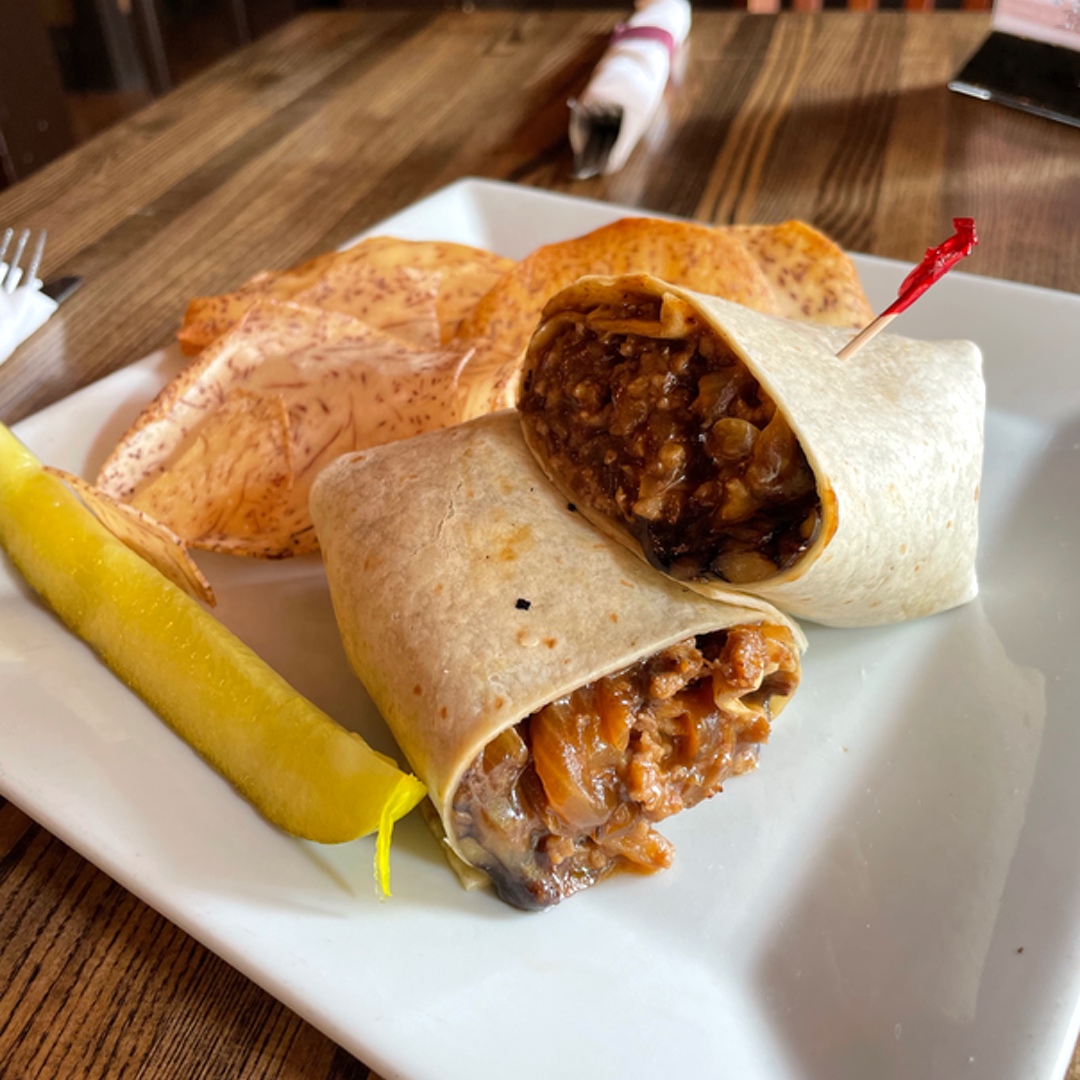 Order Dubliners Cheesesteak Wrap food online from Chambers 19 Restaurant store, Doylestown on bringmethat.com