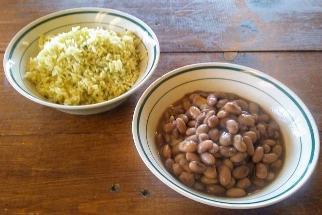 Order Rice & Beans (larger portion) food online from Tamale Factory store, Gresham on bringmethat.com