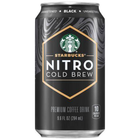 Order Starbucks Nitro Cold Brew Black Unsweetened 9.6oz food online from Speedway store, White Oak on bringmethat.com