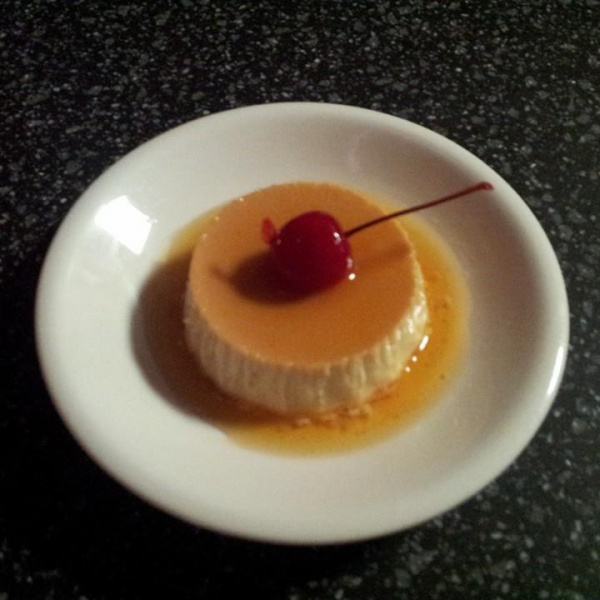 Order Flan food online from Sabor Latino Restaurant store, Upper Darby on bringmethat.com