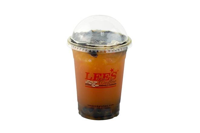 Order Strawberry Fruit Tea food online from Lee's Sandwiches store, Alhambra on bringmethat.com