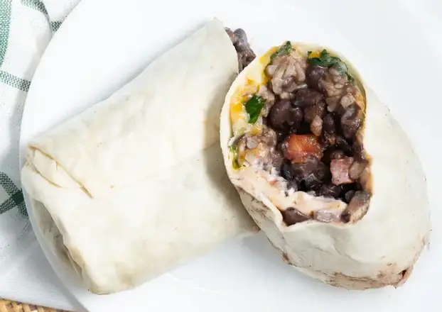 Order Jamaican Jerk Burrito food online from Raging Burrito store, Decatur on bringmethat.com