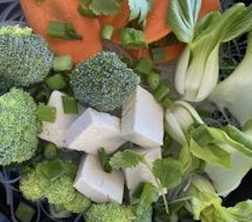 Order 12. Tofu and Vegetables Superbowl food online from Pho Superbowl store, La Mesa on bringmethat.com