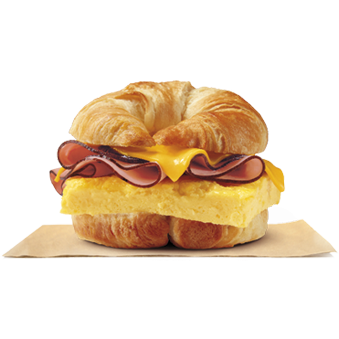Order Ham, Egg & Cheese CROISSAN WICH® food online from Burger King store, Arden on bringmethat.com
