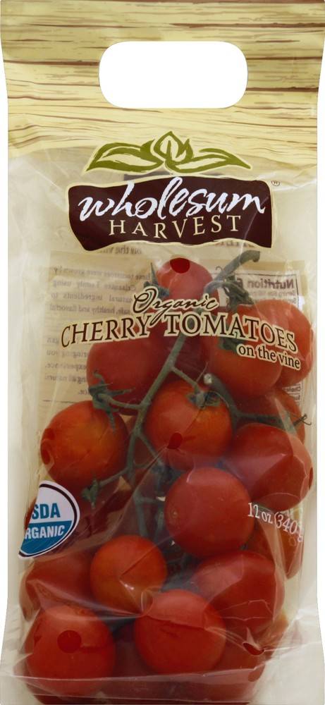 Order Wholesum Harvest · Organic Cherry Tomatoes on the Vine (12 oz) food online from Jewel-Osco store, Oswego on bringmethat.com