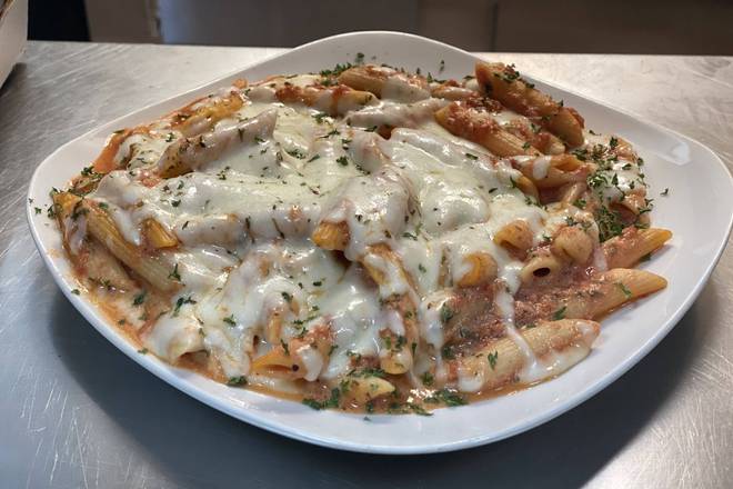 Order Baked Ziti Pasta food online from Mineos Pizza & Wings store, Franklin on bringmethat.com