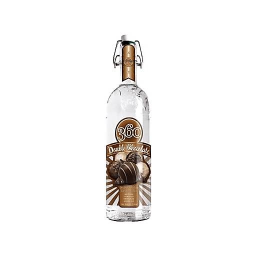 Order 360 Double Chocolate Vodka (750 ML) 91344 food online from BevMo! store, Citrus Heights on bringmethat.com
