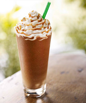 Order Cold Caramel Frappuccino food online from Bagelicious Café store, Ventura on bringmethat.com