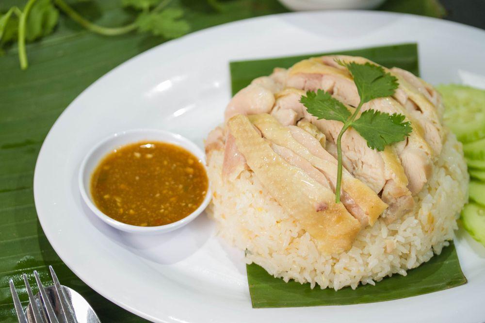 Order O4-Khao Man Kai food online from Too Thai Street Eats store, Carrollton on bringmethat.com