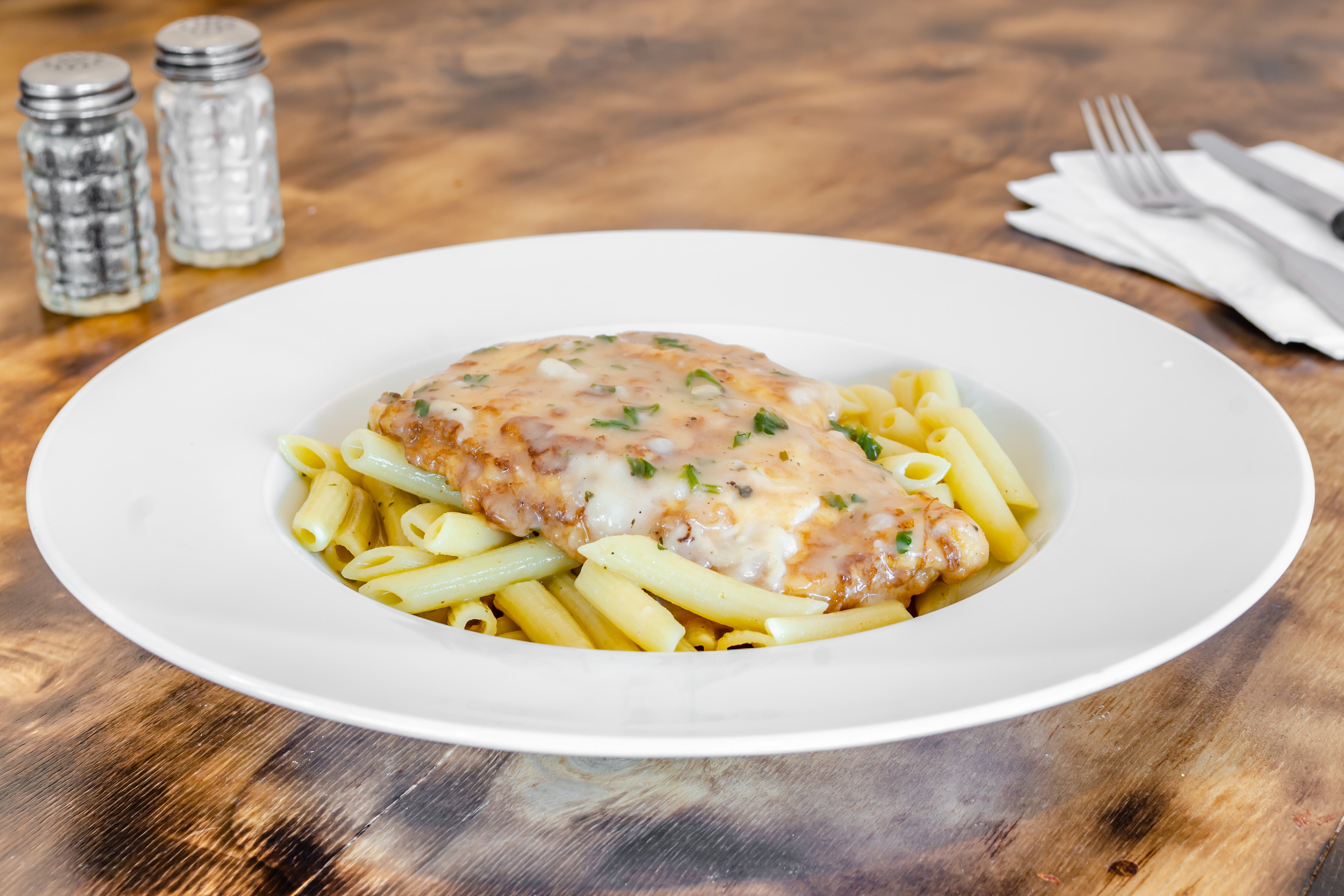 Order Chicken Francese - Entree food online from Pizza 238 store, Millwood on bringmethat.com