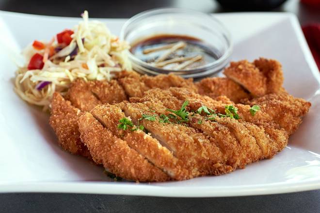 Order CHICKEN KATSU food online from RA Sushi store, Leawood on bringmethat.com