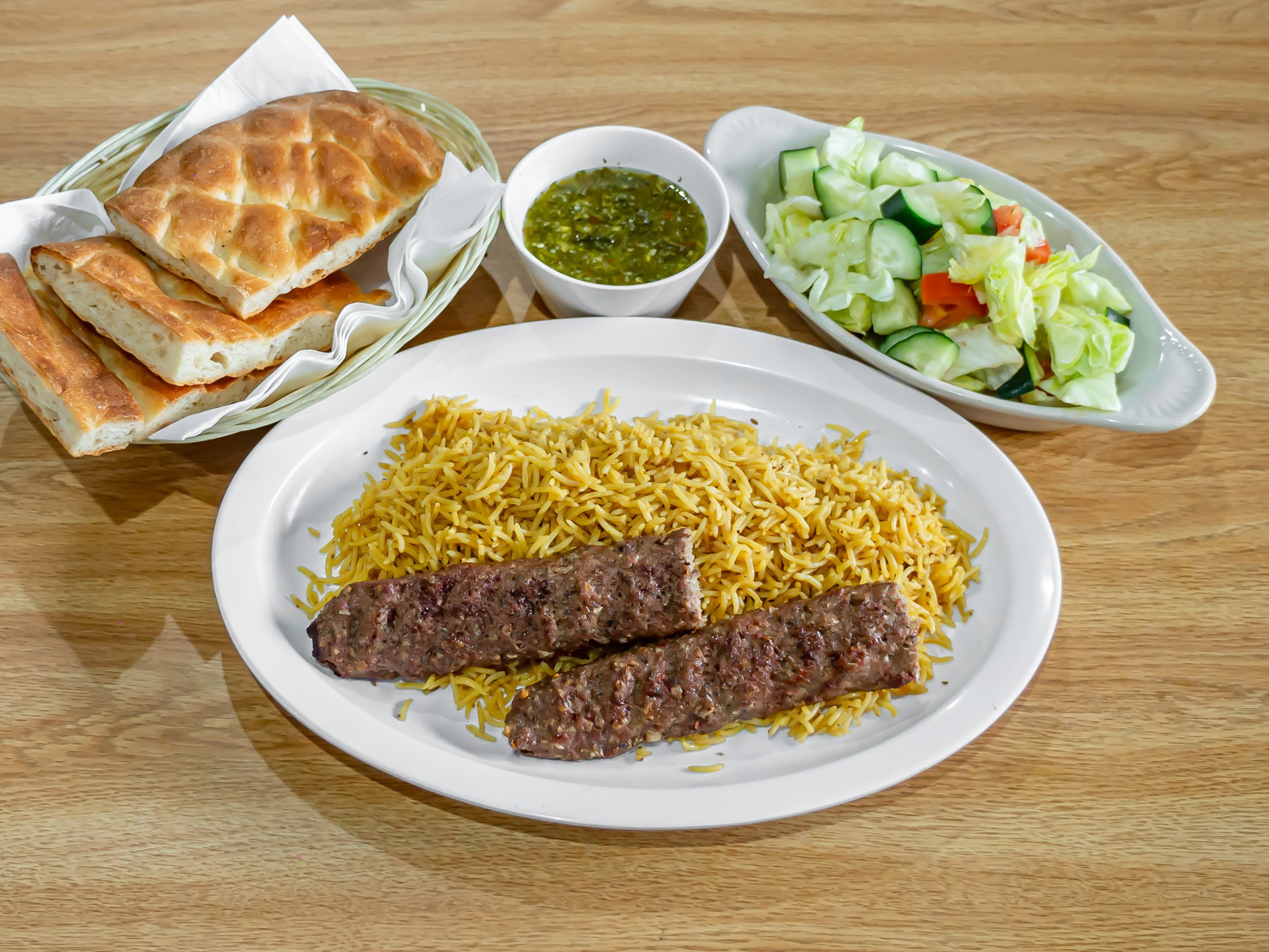 Order Beef Shami Kabob  food online from Kabul Restaurant store, Antioch on bringmethat.com